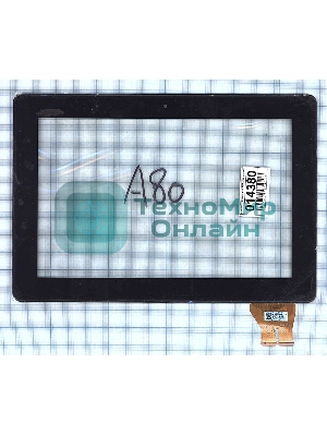 Сенсорное стекло (тачскрин) для Asus PadFone 3 A80 5363N FPC-1, черное с рамкой