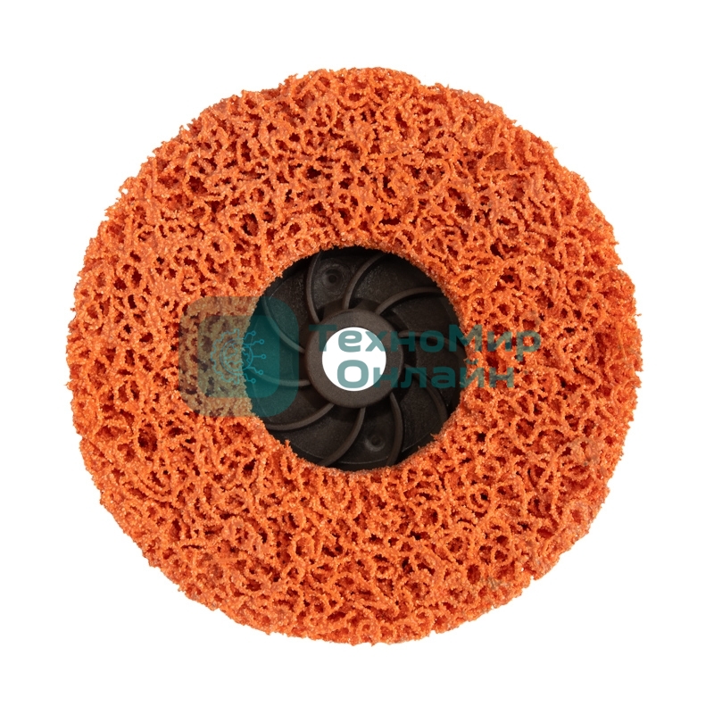 Круг зачистной Kranz коралловый CERAMIC 125xМ14, быстрая установка, адаптер