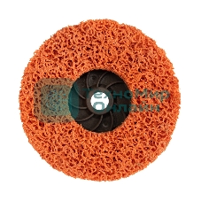 Круг зачистной Kranz коралловый CERAMIC 125xМ14, быстрая установка, адаптер