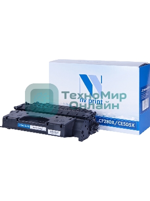 Картридж лазерный NVPrint CF280X/CE505X_NVP (тип CF280X/CE505X), черный, 6900 стр., для HP LJ P2035/P2055