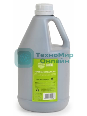 Тонер для принтера Cactus CS-TSG1-1000 черный (флакон 1000гр) Samsung ML 1610/2010/SCX 4100/4200