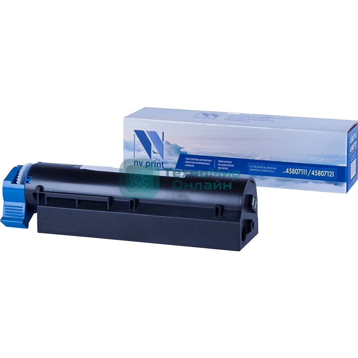 Картридж NVPrint совместимый Oki 45807111/45807121 для B432dn/B512dn/MB492dn/MB562dnw (12000k)