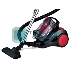 Пылесос Centek CT-2529 красный/черный мультициклон 2000/350Вт, стакан 1,5 л, телескоп металл. трубка