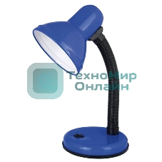 Светильник UF-301 С06 настол. 230В 60Вт син. Ultraflash 12357