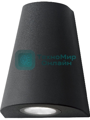 Светильник Gauss Sigma садово-парковый настенный архитектурный, GU10, 125x88x156мм, 170-240V/50Hz, 1xMax.35W, IP54, 1/30