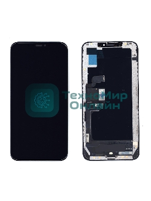 Дисплей для Apple iPhone XS MAX в сборе с тачскрином (OLED HE) черный