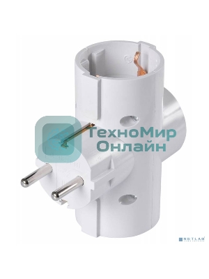 Сетевой разветвитель Buro BU-PS3TG-W (3 розетки) белый (пакет ПЭ)