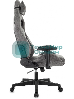 Кресло Zombie Ghost Fabric серый, ткань, 120 кг, механизм качания