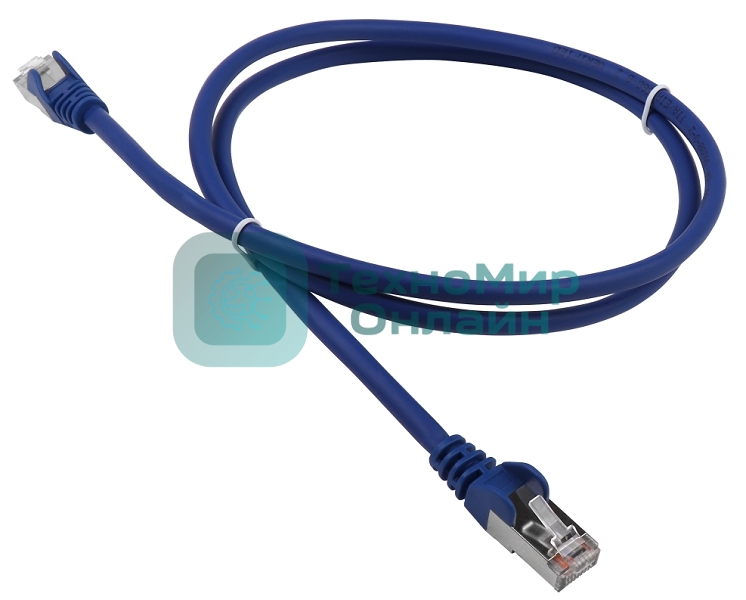 Патч-корд LANMASTER LSZH FTP кат.5e, 10 м, синий