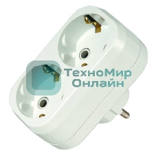 Разветвитель Makel 2 гнезда с заземлением 16 А