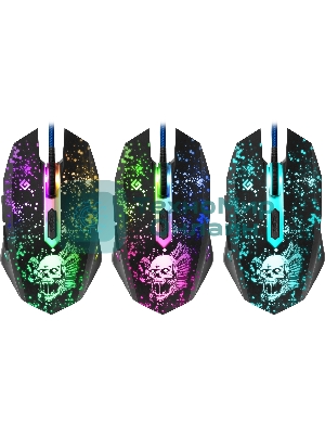 Комплект клавиатура+мышь Defender Tor MHP-127 проводной, USB, 3200 DPI, чёрный