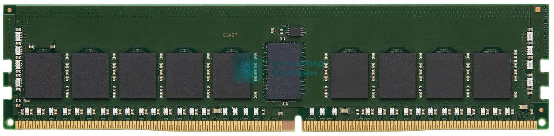 Оперативная память Kingston, DDR4, 16GB (1x16GB), 3200MHz, CL22, ECC, RDIMM