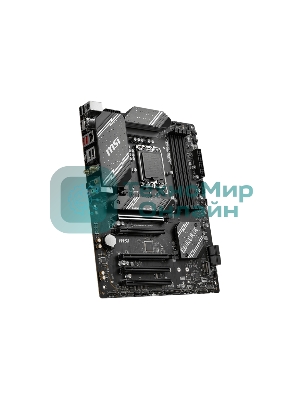 Материнская плата MSI B760 GAMING PLUS WIFI, LGA 1700, Intel B760, 4xDDR5, 4xSATA, 2xM.2, 1xPCI-E 4.0 x16, 3xPCI-E 3.0 x1, 1xDP, 1xHDMI, 1x 2.5Gb LAN, 2xUSB-A 3.2 Gen 2, 4xUSB 2.0, 5x3.5 мм, 7.1, Standard-ATX