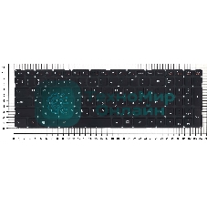 Клавиатура для ноутбука Lenovo Yoga 500-15, черная с подсветкой