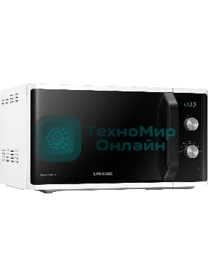 Микроволновая печь Samsung MS23K3614AW белый, 23 л, 800 Вт, переключатели - поворотный механизм