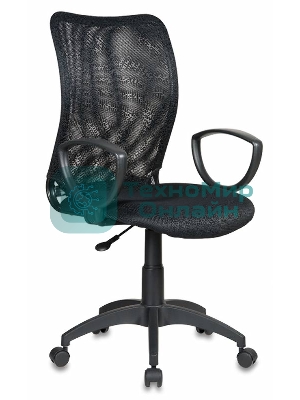 Кресло Бюрократ Ch-599AXSN черный, сетка, 120 кг, механизм качания