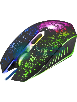 Комплект клавиатура+мышь Defender Tor MHP-127 проводной, USB, 3200 DPI, чёрный