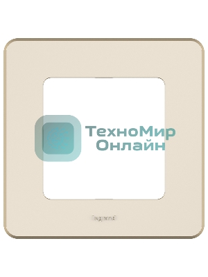 Рамка 1 пост слоновая кость Inspiria