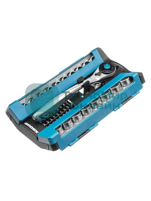 Набор торцевых Gross 14144 головок, трещотка 120 зубьев, 36 предметов