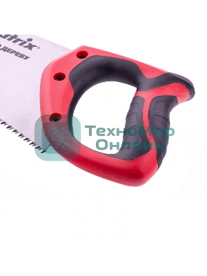 Ножовка Matrix по дереву, 400 мм, 7-8 TPI, зуб - 3D, каленый зуб, двухкомпонентная рукоятка