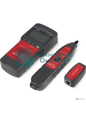 Тестер Cabeus, кабельный, с дисплеем, питание: батарейки, корпус: пластик, (CT-LCD-RJ45-Scan)