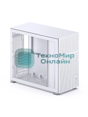 Компьютерный корпус без блока питания Case JONSBO D41 MESH, Midi-Tower, TG, no fan, 1xUSB-A 3.2 + 1xUSB-C 3.2, ATX, mATX белый