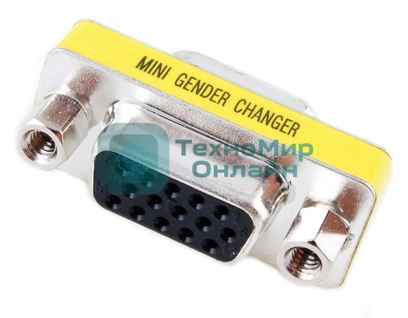 Переходник SVGA (F) в SVGA (F) ExeGate, экранирование