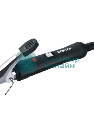 Щипцы для завивки волос Centek CT-2086 черный, 19 мм, 200 °C, 1 режим
