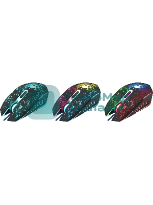 Комплект клавиатура+мышь Defender Tor MHP-127 проводной, USB, 3200 DPI, чёрный