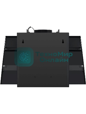 Вытяжка каминная Maunfeld Bridge 60 нержавеющая сталь/черное стекло, 60 см, 850 куб. м/ч, 51 дБ