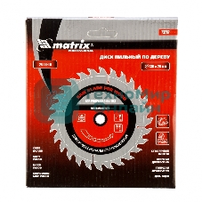 Пильный диск Matrix по дереву, 130x20мм, 24 зуба + кольцо 16/20 Professional