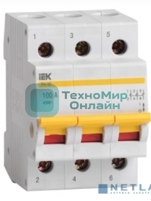 Выключатель нагрузки (мини-рубильник) IEK MNV10-3-040 ВН-32 3Р 40А