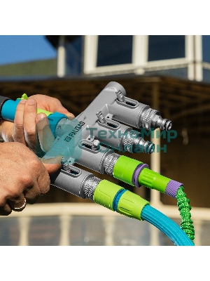 Разветвитель четырехканальный Palisad LUXE с внутренней резьбой 3/4