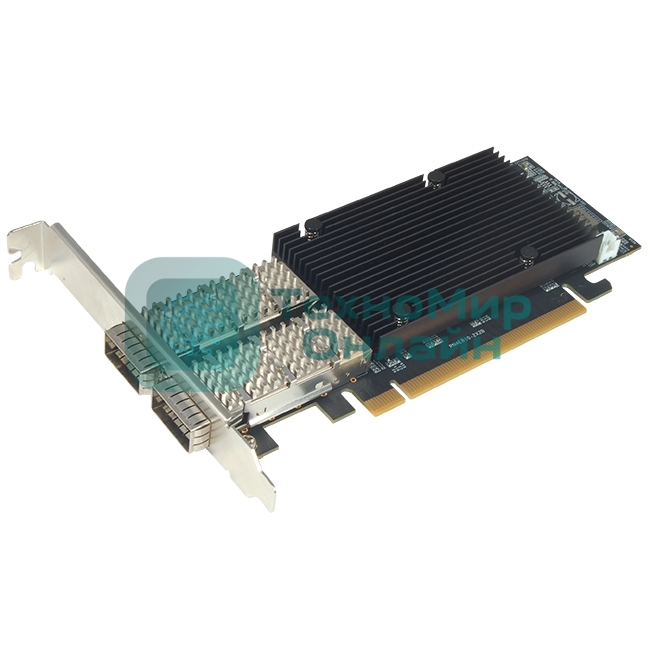 Сетевая карта 100G Dual Port QSFP28 PCIe Ethernet Adapter with Intel E810-CAM2 Chipset