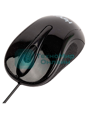 Мышь проводная HIPER HOM-031 черный, 1000 dpi, USB, кнопки - 3