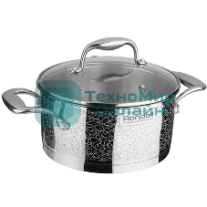 Кастрюля RONDELL RDS-343 Vintage 3,0л RONDELL RDS-343 с/кр. 3,0 л. Vintage. Диаметр: 20 см. Объем: 3.0 л. Высококачественная пищевая сталь 18/10. Толщина стенок 0.7 мм. Тройное вштампованное, а затем вплавленное дно 6.4 мм. Жидкостекольная внешняя деколь. Отметки литража на внутренней поверхности посуды. Крышка из термостойкого стекла с отверстием для выпуска пара. Клепочное крепление аксессуаров. Упаковка - подарочная коробка. Буклет с рецептами. Подходит для всех видов плит. Не подходит для использования в посудомоечных машинах.