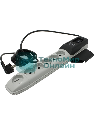 Сетевой фильтр ZIS Pilot Pro, 6 розеток, 7 м, белый, Pilot Pro 7M