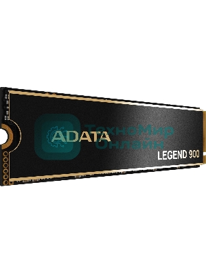 Накопитель SSD ADATA LEGEND 900, 2000Gb, PCIe 4.0 x4, 2280, NVMe, R/W 7000/5400, с радиатором