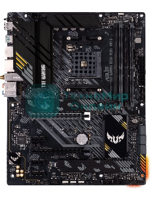 Материнская плата ASUS TUF GAMING B550-PLUS WIFI II, AM4, AMD B550, 4xDDR4, 6xSATA, 2xM.2, 1xPCI-E 3.0 x16, 1xPCI-E 4.0 x16, 3xPCI-E x1, 1xDP, 1xHDMI, 1x 2.5Gb LAN, 2xUSB-A 3.2 Gen 1, 1xUSB-A 3.2 Gen 2, 1xUSB-C 3.2 Gen 2, 3x3.5 мм, 7.1, ATX