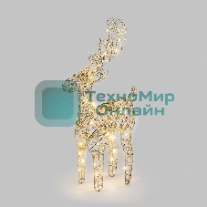 Светодиодная фигура Neon-night Олень 50см, цвет свечения теплый белый, питание 3хAA (не в комплекте)