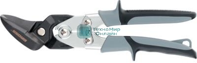 Ножницы по металлу GROSS 78349 усиленные 255мм прямой и левый резсталь-СrMo двухкомп.рукоятки