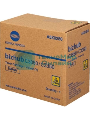 Тонер-картридж Konica-Minolta bizhub C3350/C3850 желтый TNP-48Y