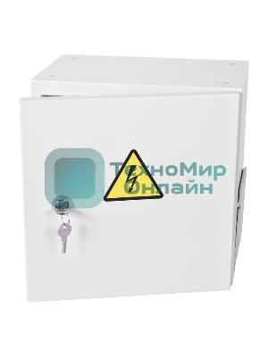 Шкаф ЭКОНОМ уличный всепогодный настенный укомплектованный (В400 Ш400 Г210), комплектация T2-IP65