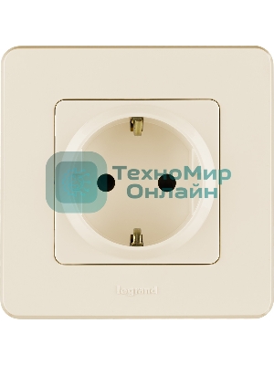 Рамка 1 пост слоновая кость Inspiria