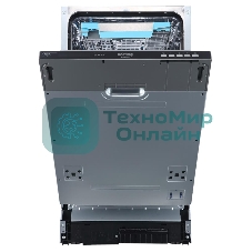 Встраиваемая посудомоечная машина Korting KDI 45570, нержавеющая сталь, 44.8 см, 10 компл., 47 дБ, класс A++