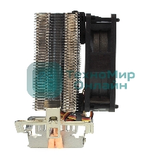 вентилятор CROWN Кулер для процессора CM-92 (Для Intel и AMD, TDP до 95 Ватт, 2шт. медных теплопроводных трубок, Гидродинамическии подшипник, Размер: 117*79*113 мм)