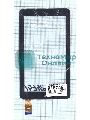 Сенсорное стекло (тачскрин) VTCP070B23-FPC-4.0, черное