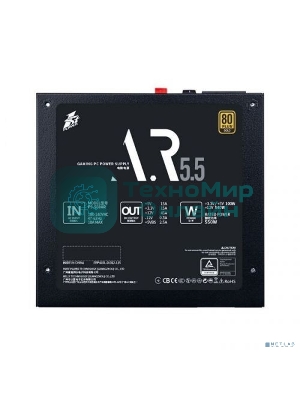 Блок питания 1STPLAYER PS-750AR, 750Вт, 80 PLUS Gold, 120мм, черный