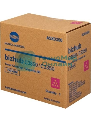 Тонер-картридж Konica-Minolta bizhub C3350/C3850 красный TNP-48M