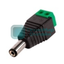 Разъем DC штекер питания с клеммной колодкой, под винт Adapter-HF